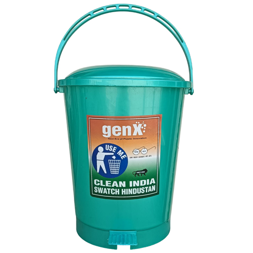 plastic-dustbin-bucket-with-plain-lid-handle-with-footpaddle-capacity-15-20-ltr